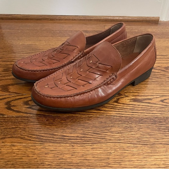 Johnston & Murphy Men's Dress Loafer Chestnut Brown Size 10M - Picture 1 of 10